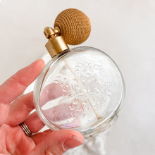 Load image into Gallery viewer, Vintage Glass Perfume Bottle with Spritzer/Atomizer
