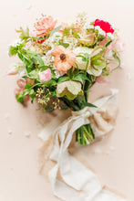 Load image into Gallery viewer, Soft Pink | Linen Styling Mat- Rollable and Double Sided Flat Lay Styling Mat for Photographers (Copy)
