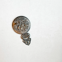 Load image into Gallery viewer, Small Vintage Silver Hand Mirror
