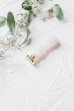 Load image into Gallery viewer, Pink Quartz Wax Seal Stamp with Botanical Design

